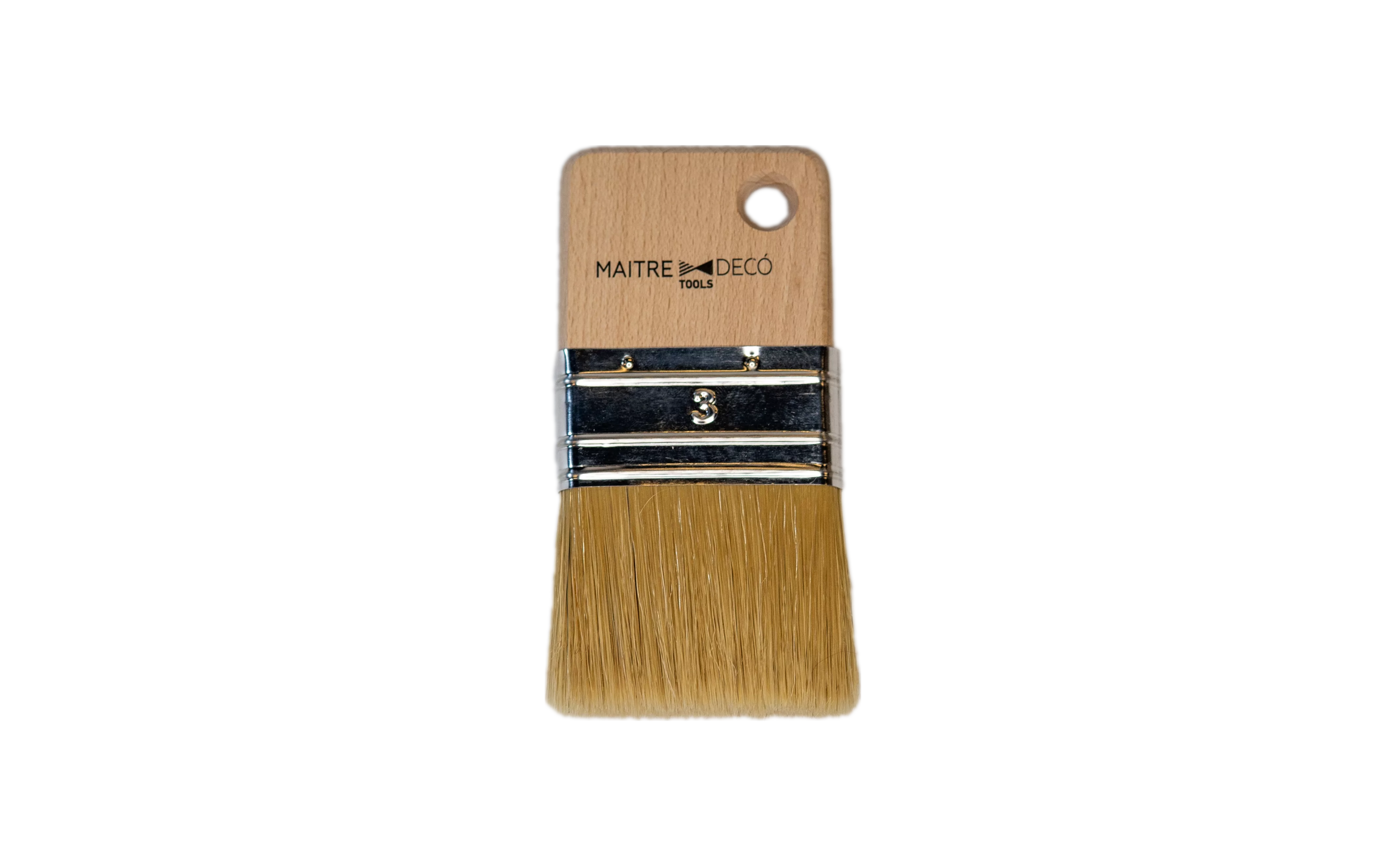Кисть испанская MAITRE DECO TOOLS®, смешанная щетина для нанесения декоративных материалов фото 2